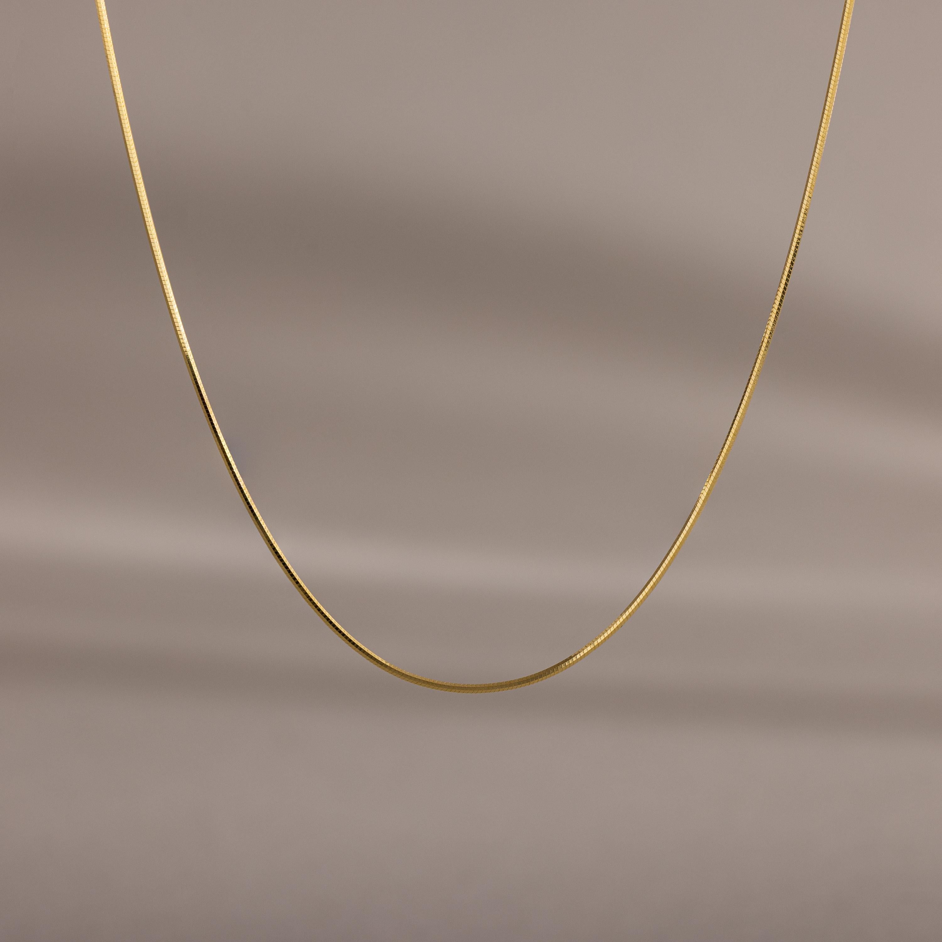 Dainty Herringbone Necklace