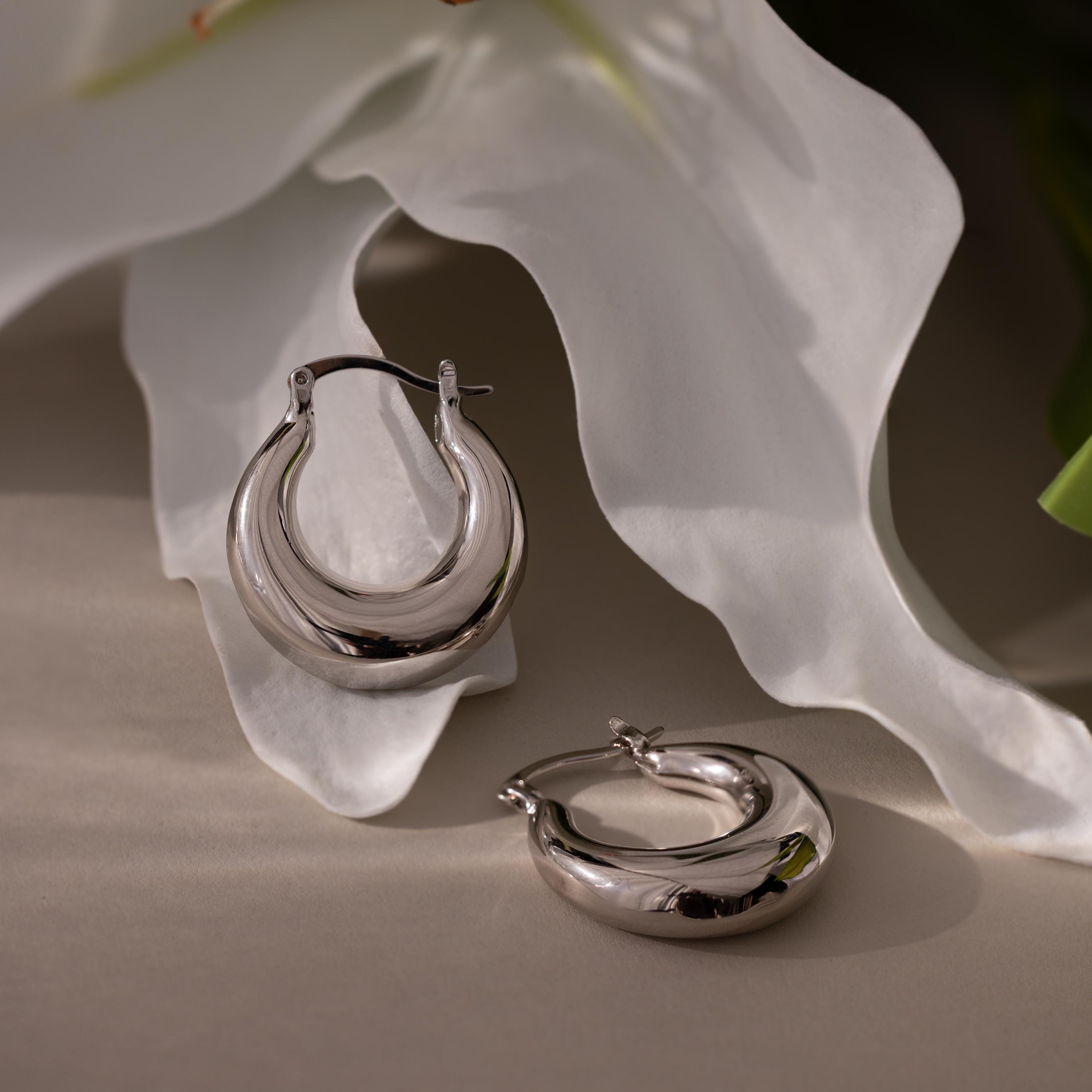 Sculpted Hoops