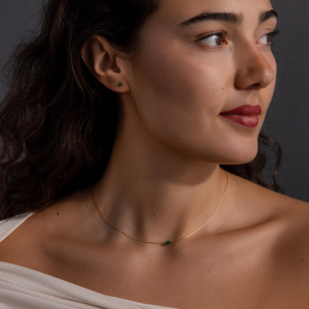 Jade Bar Jewelry Set