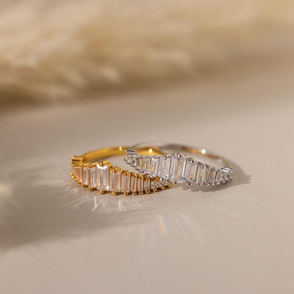 Art Deco Diamond Earrings & Ring Set