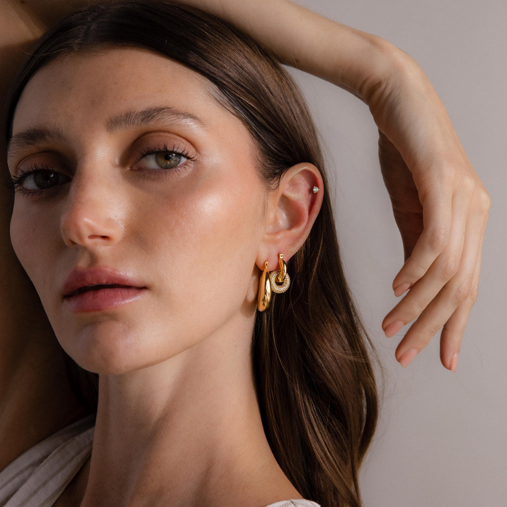 Sculpted Hoops