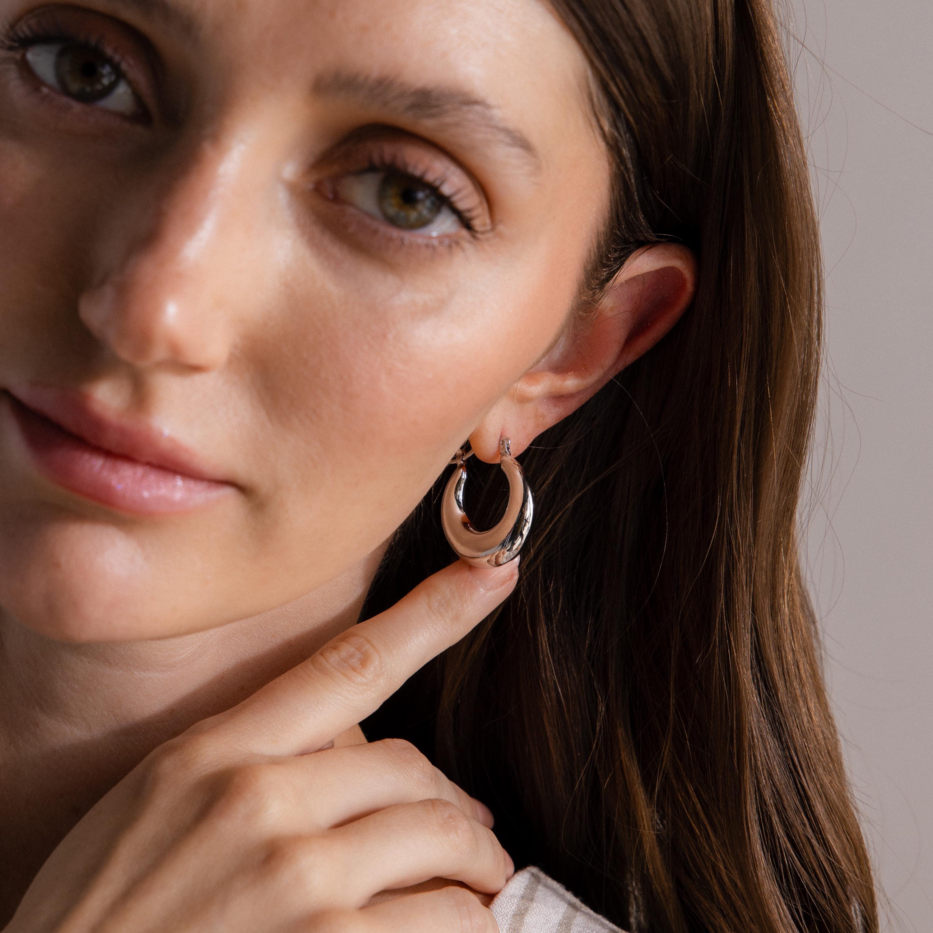 Sculpted Hoops