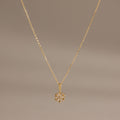 Diamond Poinsettia Necklace