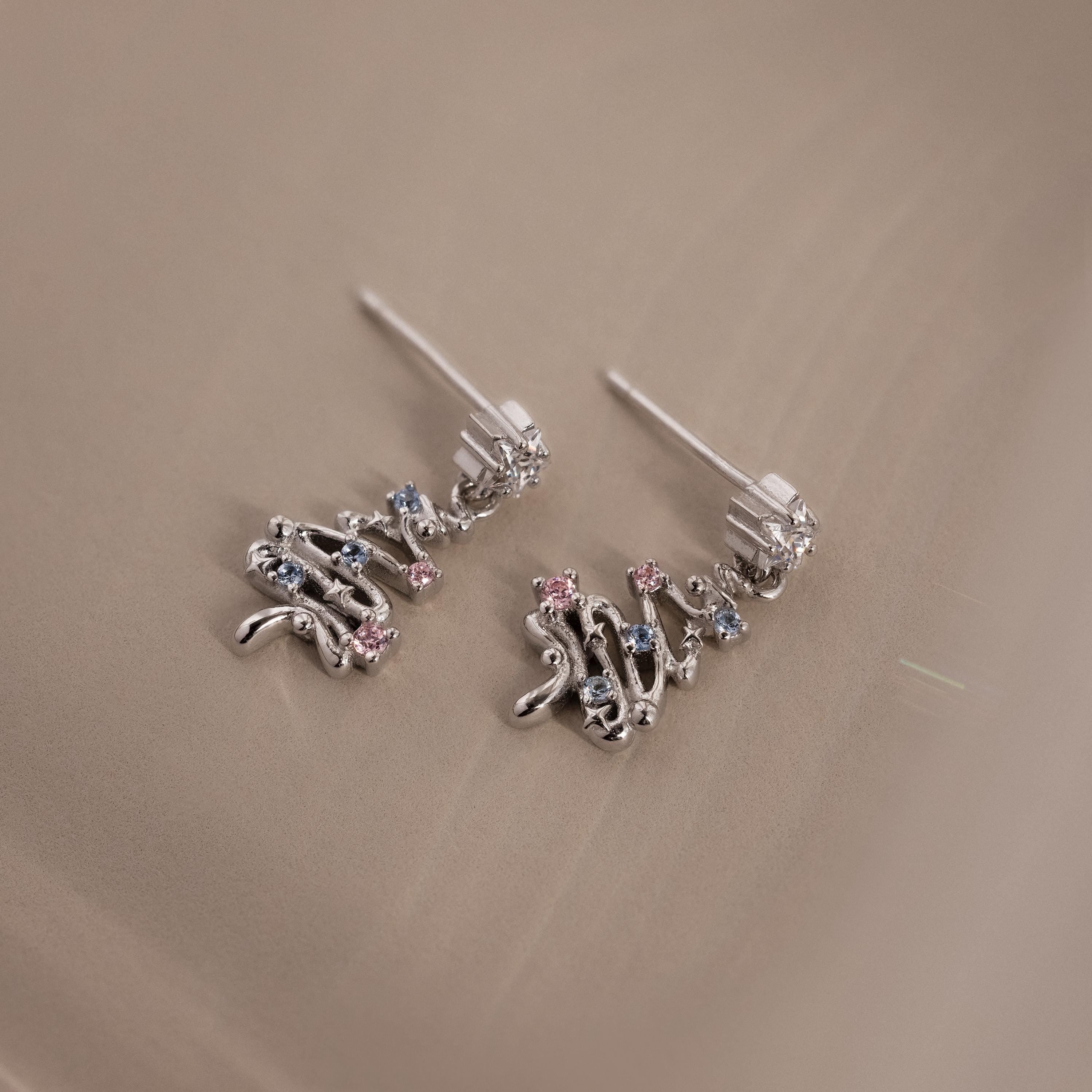 Holiday Diamond Tree Studs