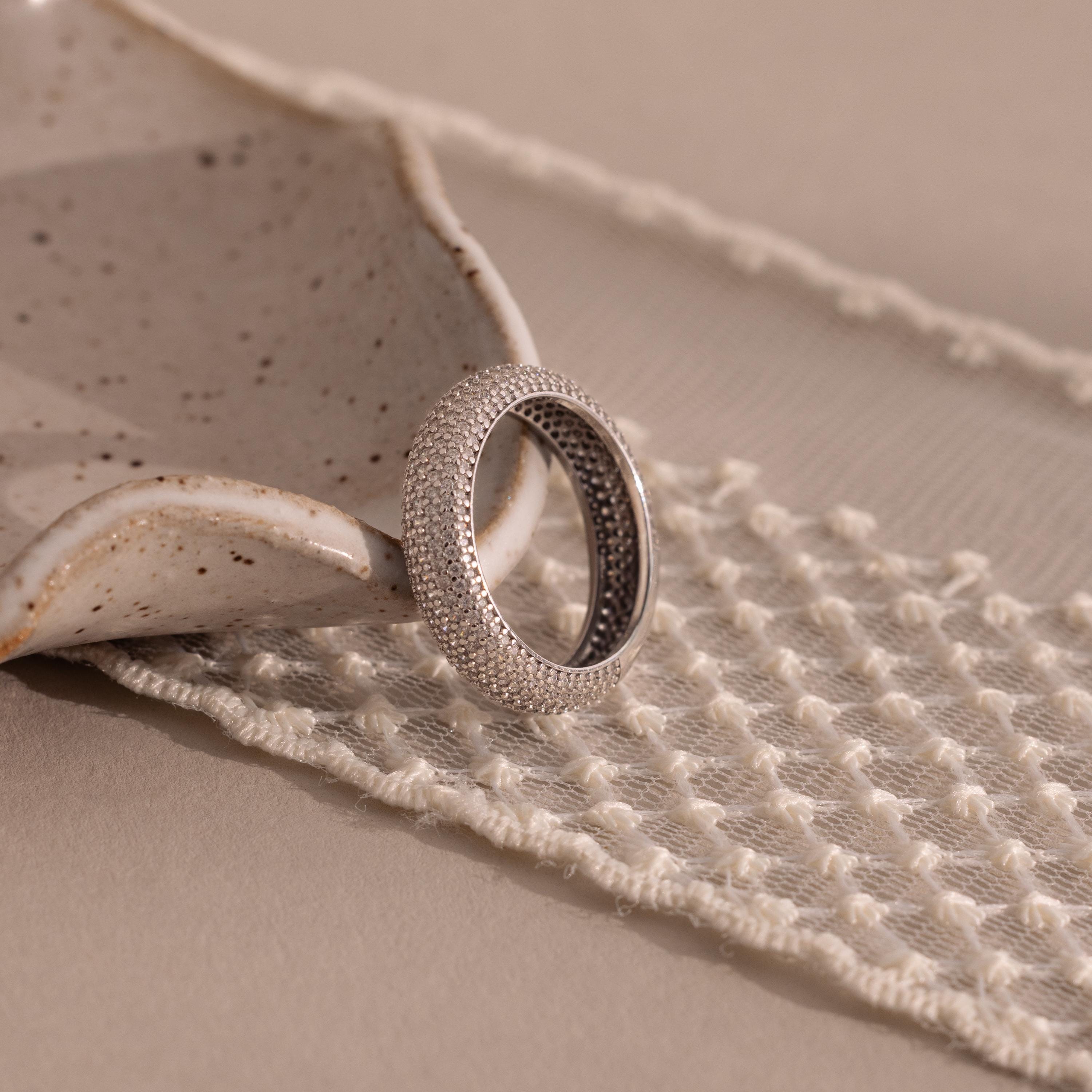 Pave Stacking Rings
