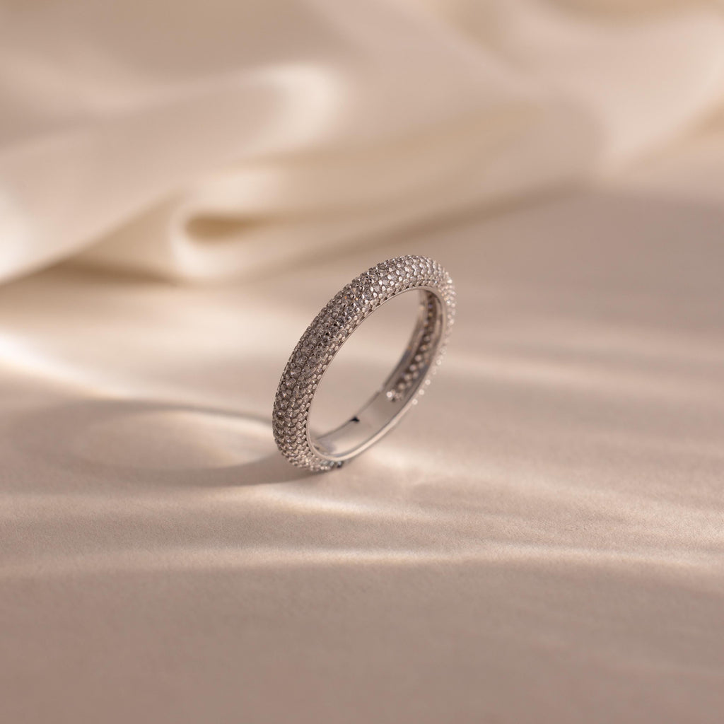 Pave Stacking Rings