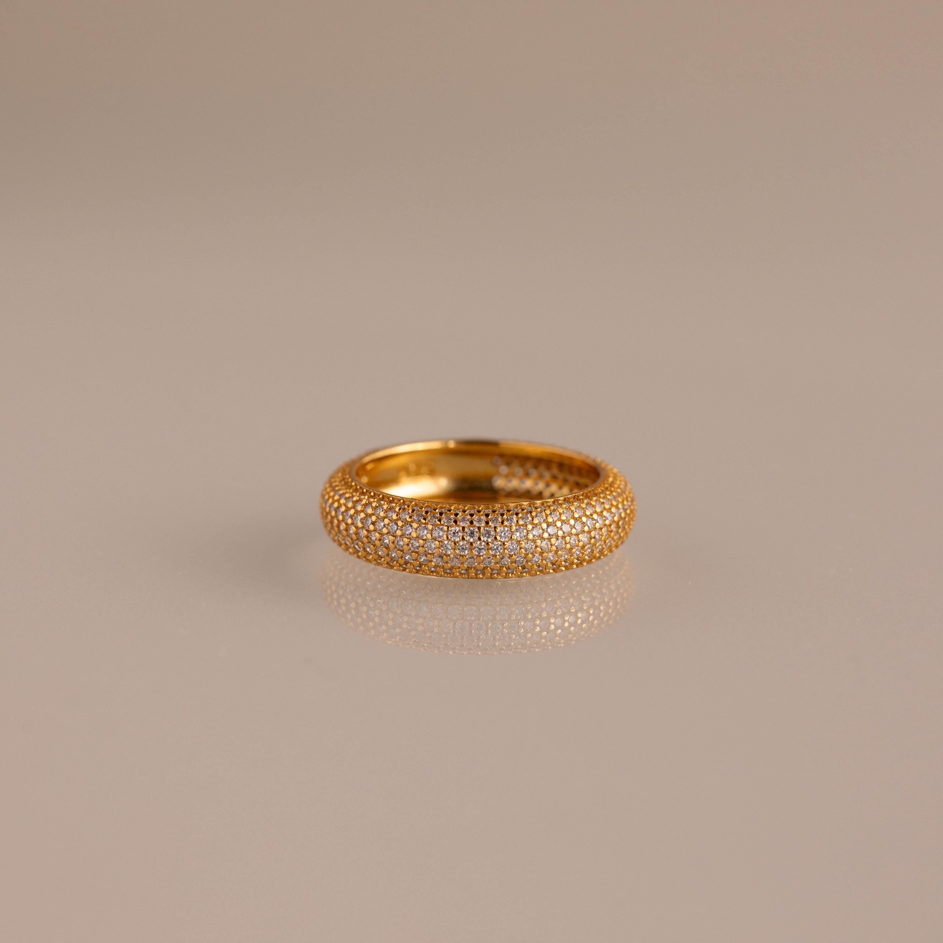 Pave Stacking Rings