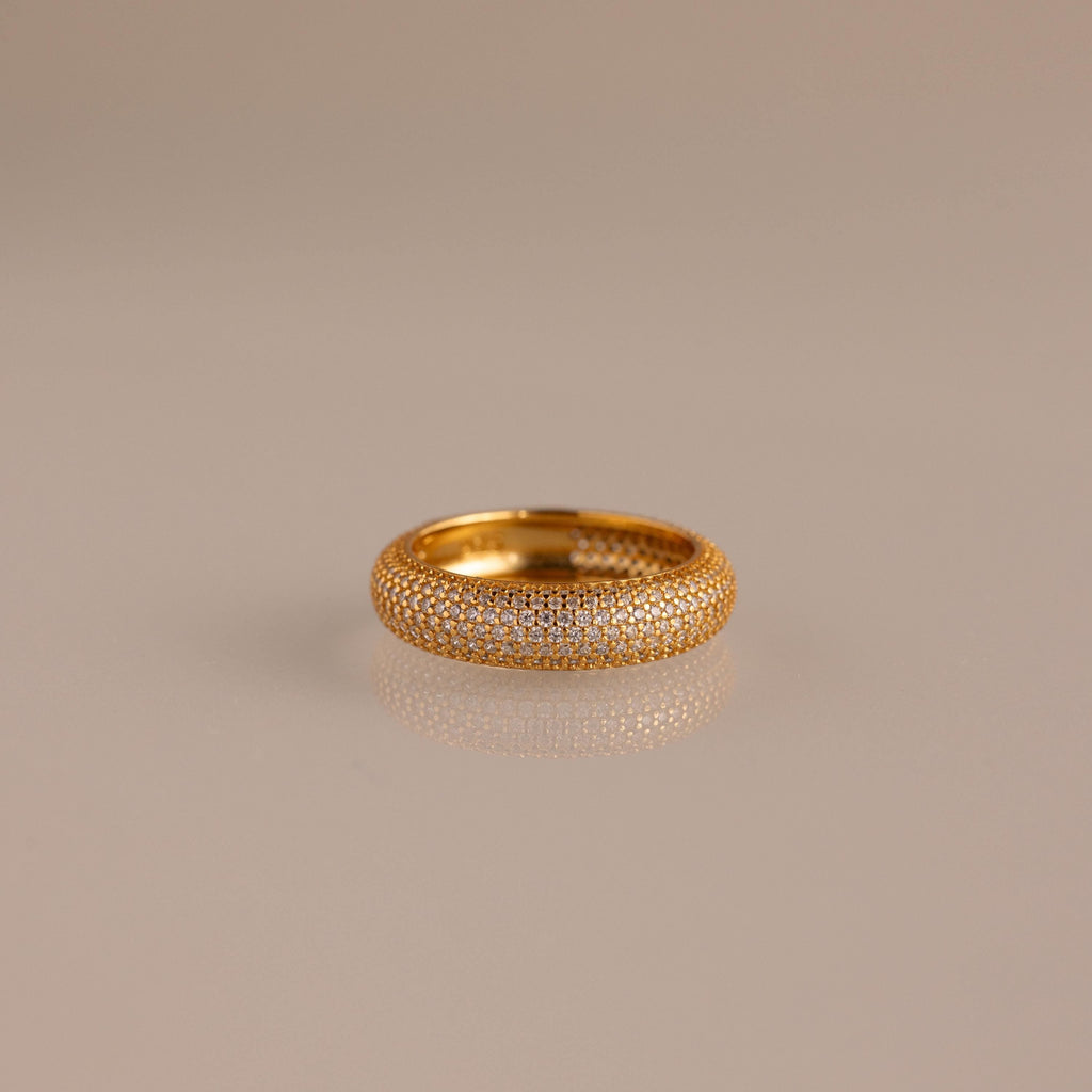 Bold Pave Stacking Ring