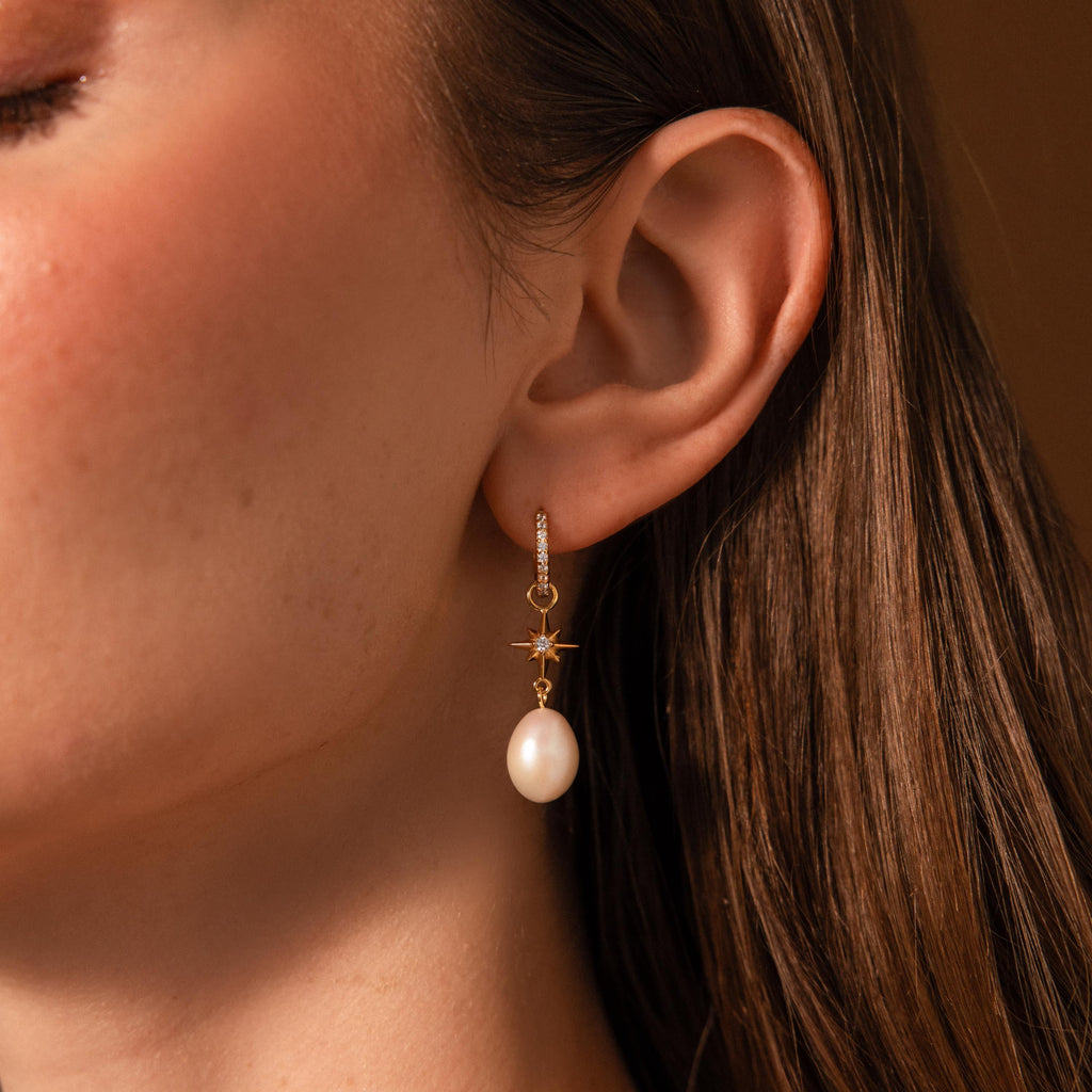 North Star Pearl Hoops