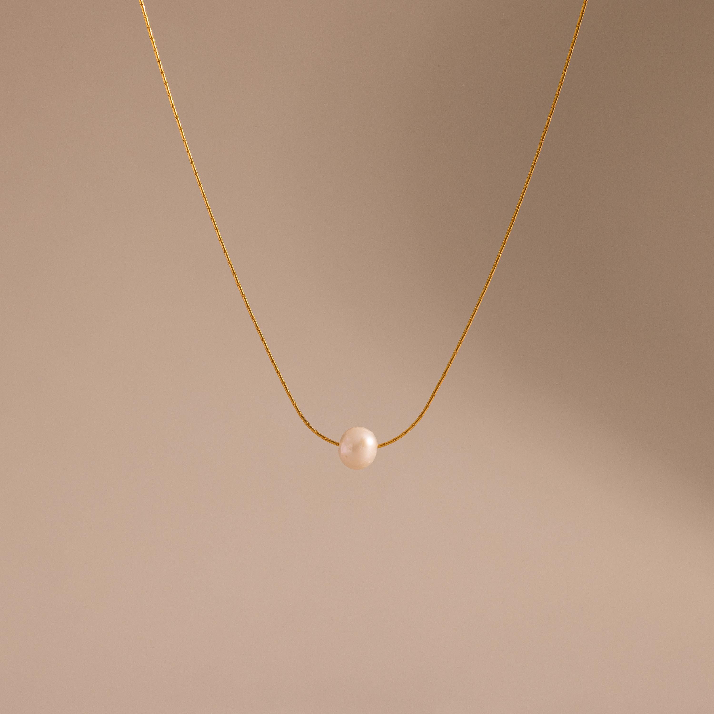 Tiny Pearl Dot Necklace