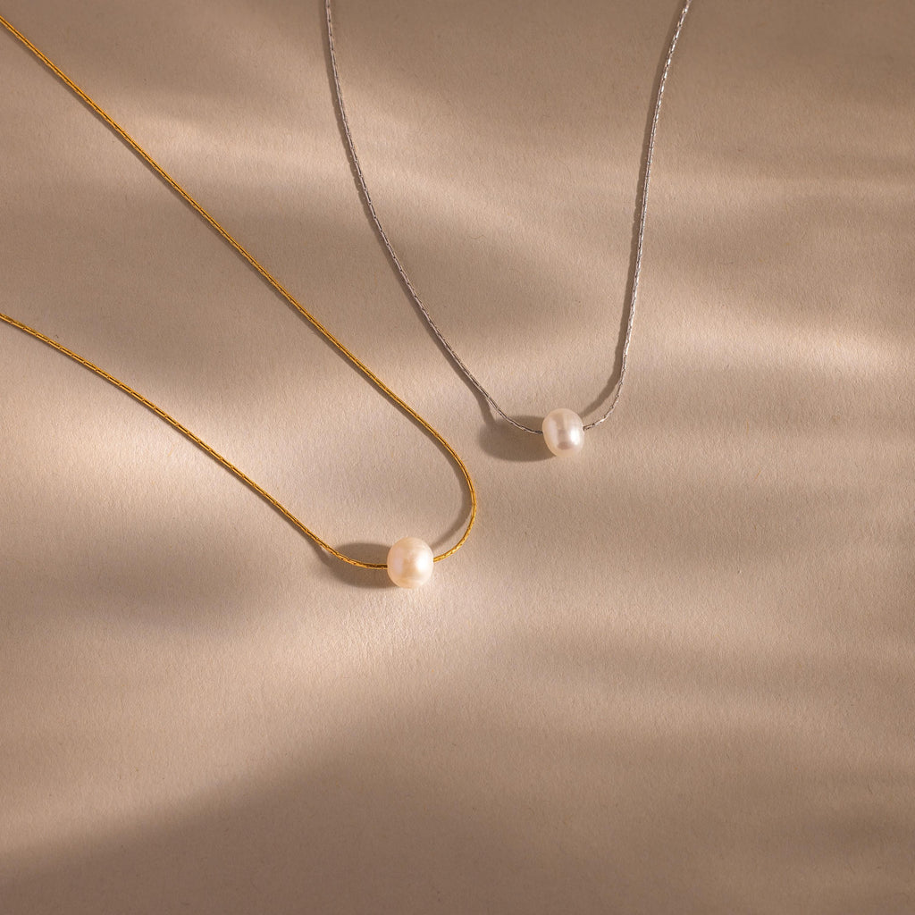 Tiny Pearl Dot Necklace