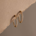 Inside Out Diamond Hoops