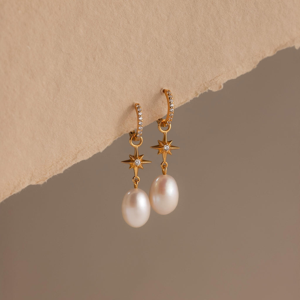 North Star Pearl Hoops