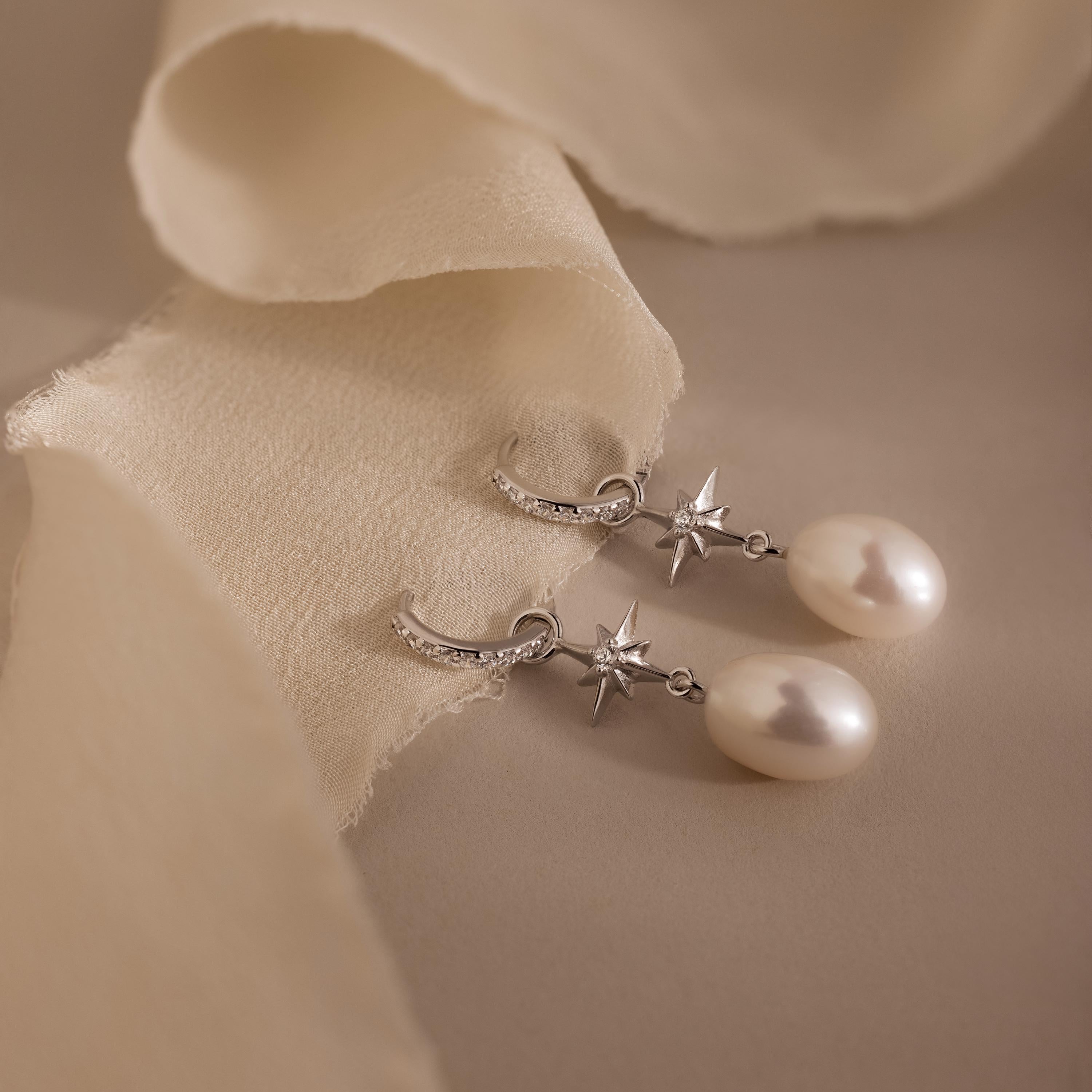 North Star Pearl Hoops