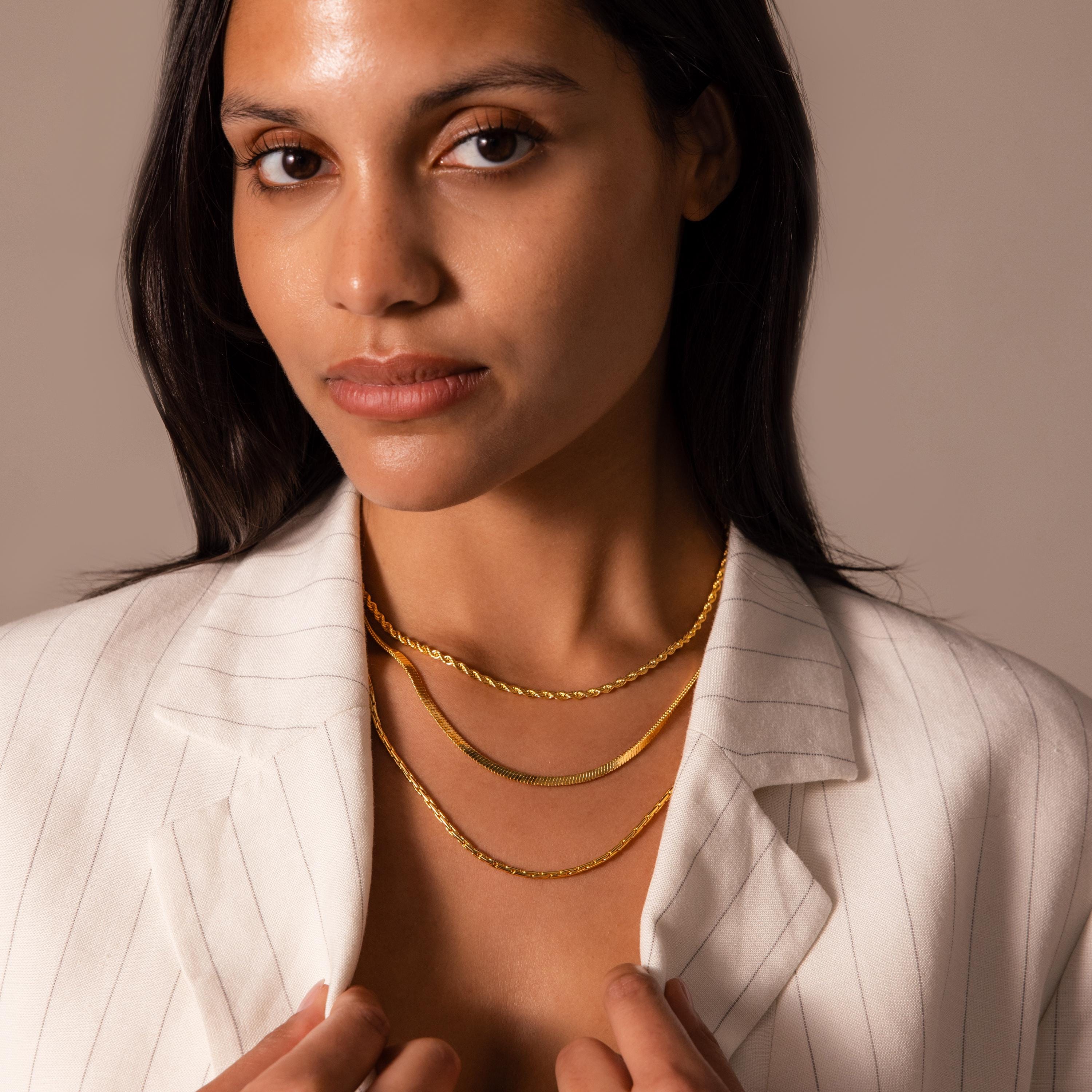 Bold Snake Chain Necklace