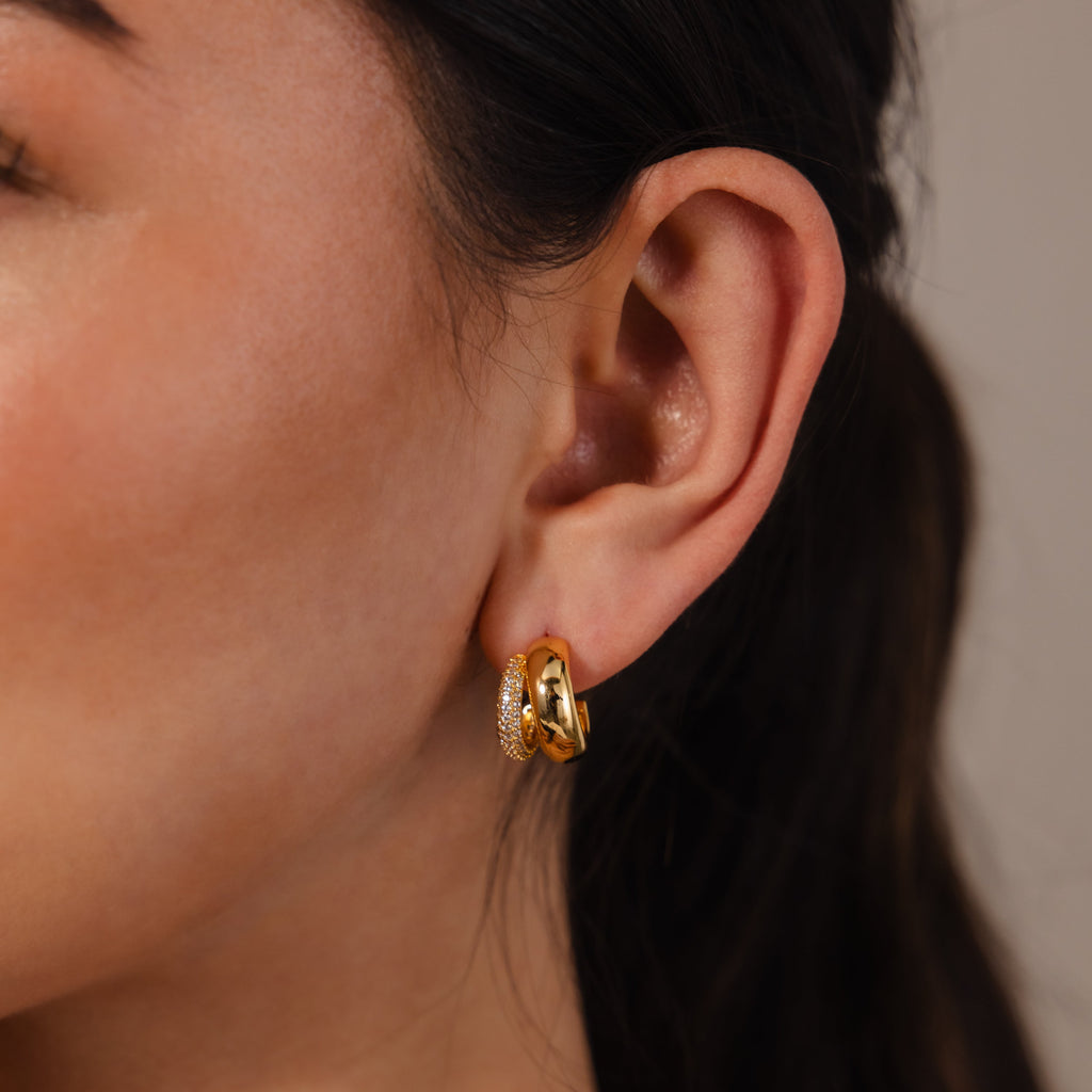 Duo Pave Dome Studs