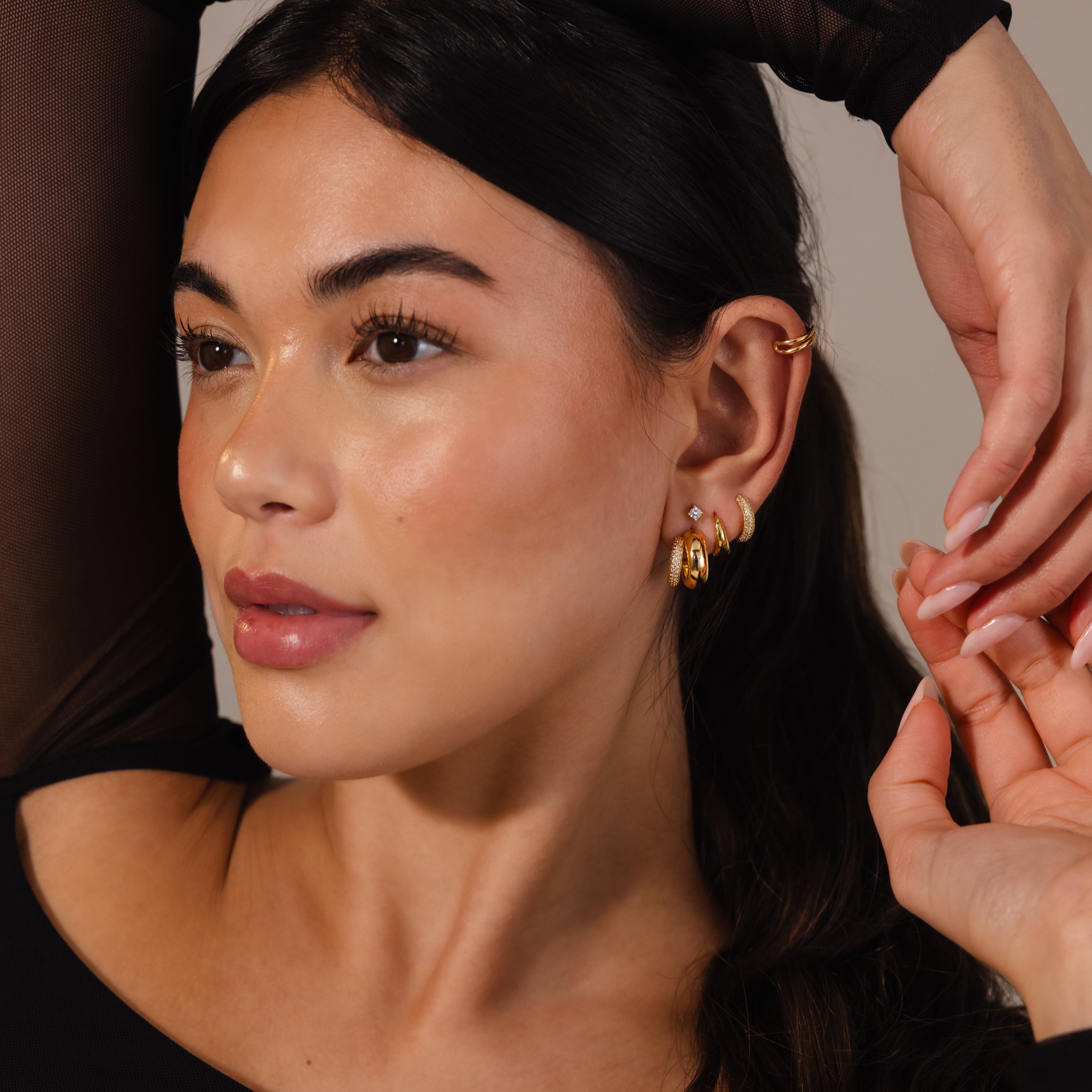 Duo Pave Dome Studs
