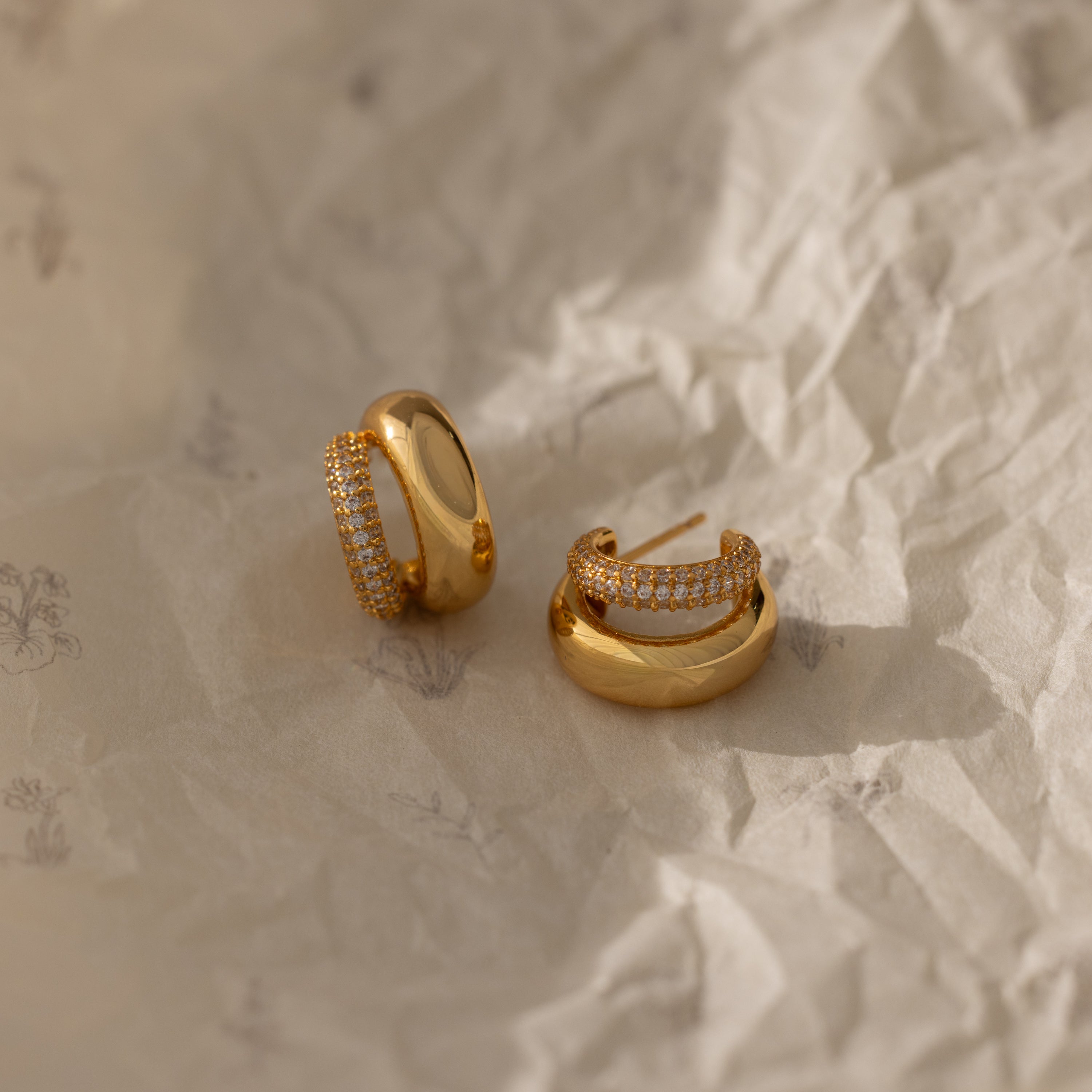 Duo Pave Dome Studs
