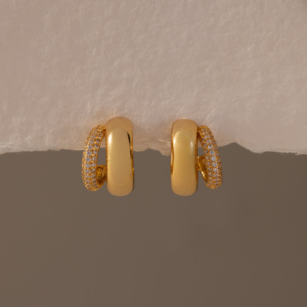 Duo Pave Dome Studs