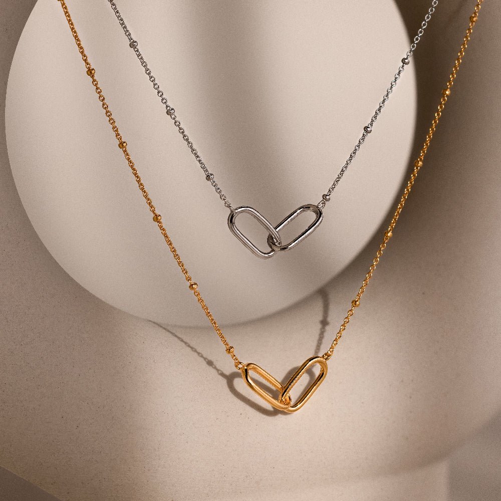 Linked Pendant Necklace