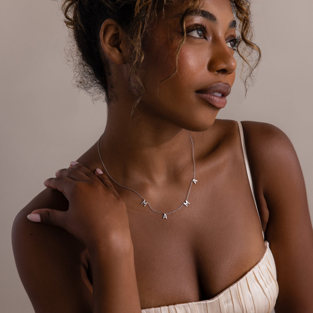 Mama Letter Necklace
