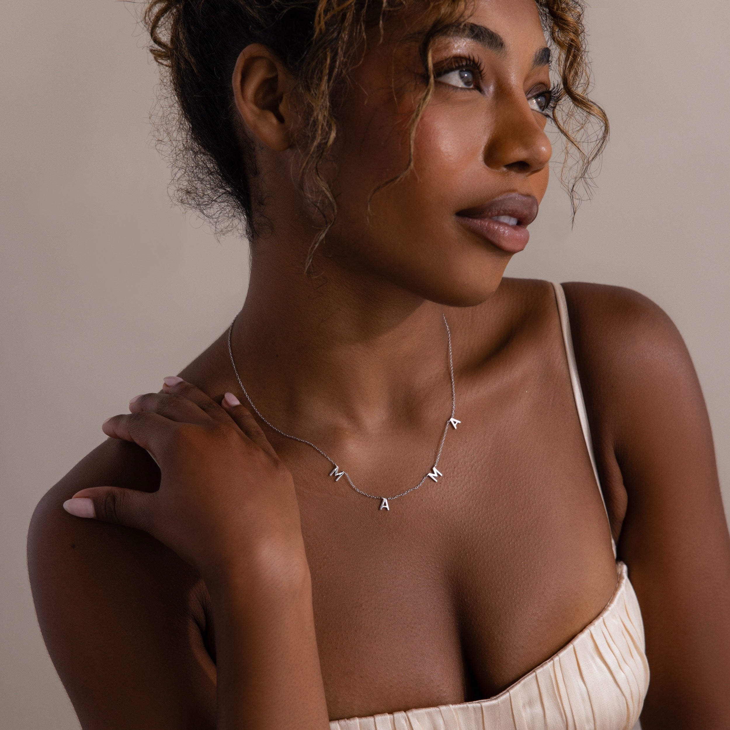 Mama Letter Necklace