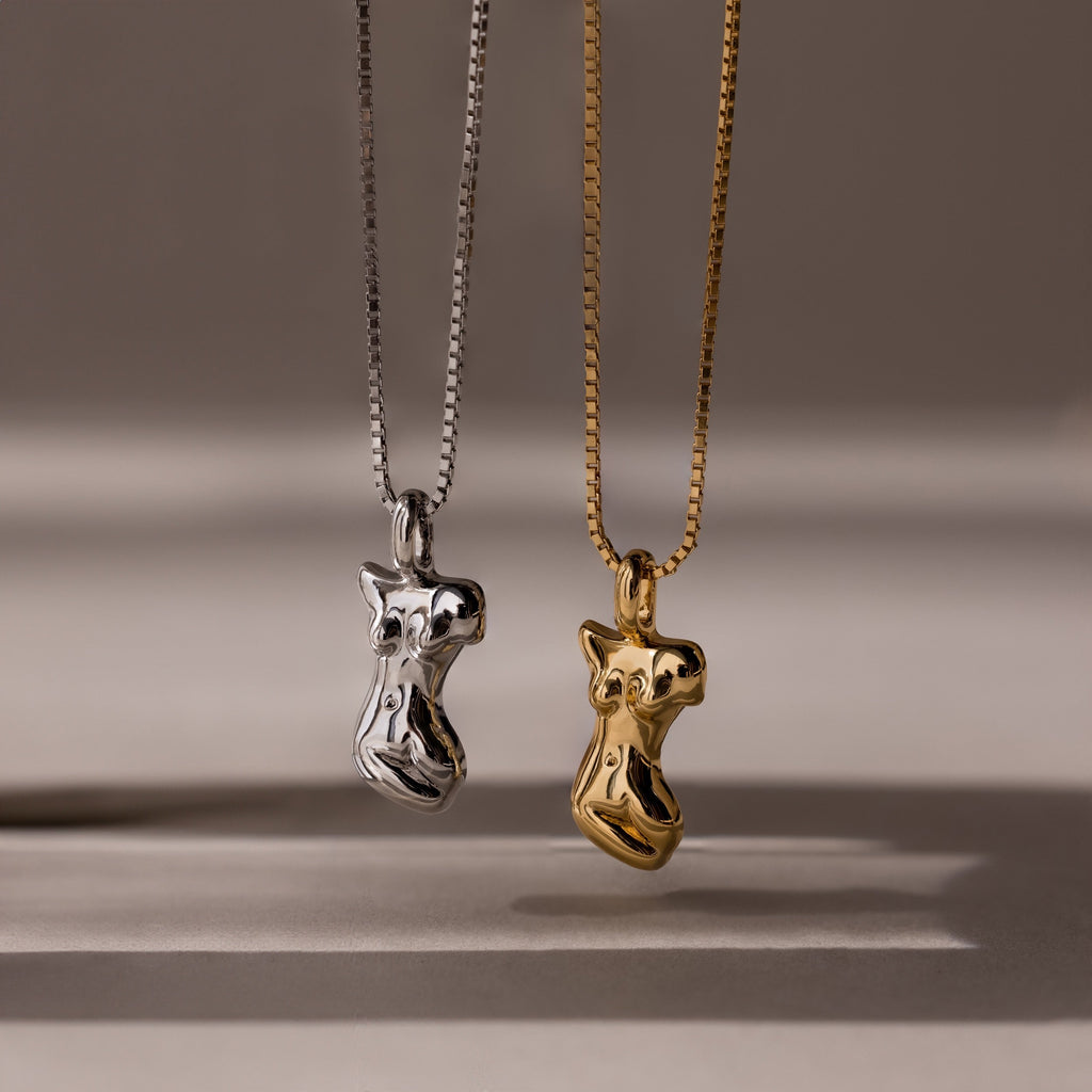 Kinn Body Necklace in Silver