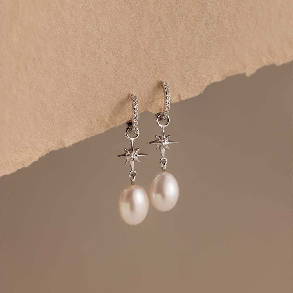 North Star Pearl Hoops