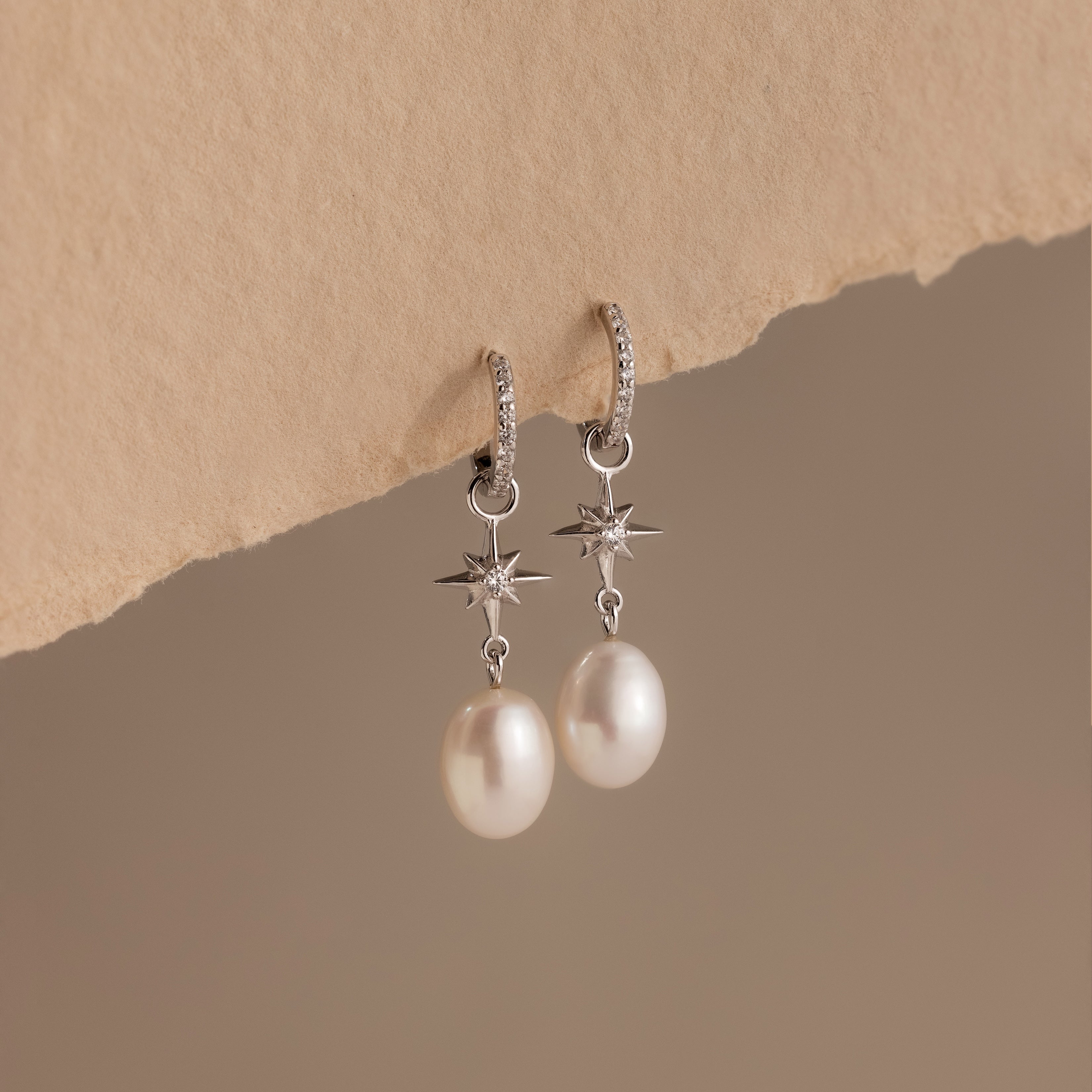 North Star Pearl Hoops