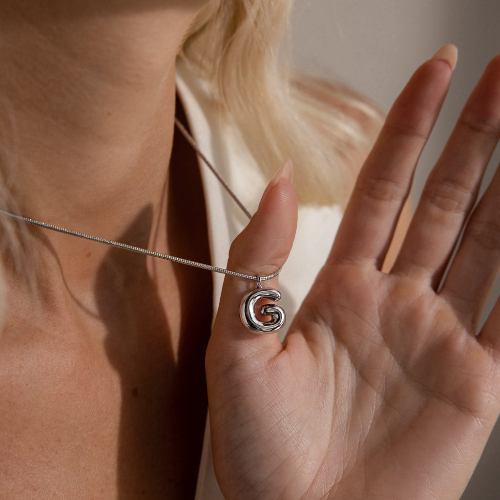 Bubble Letter Necklace