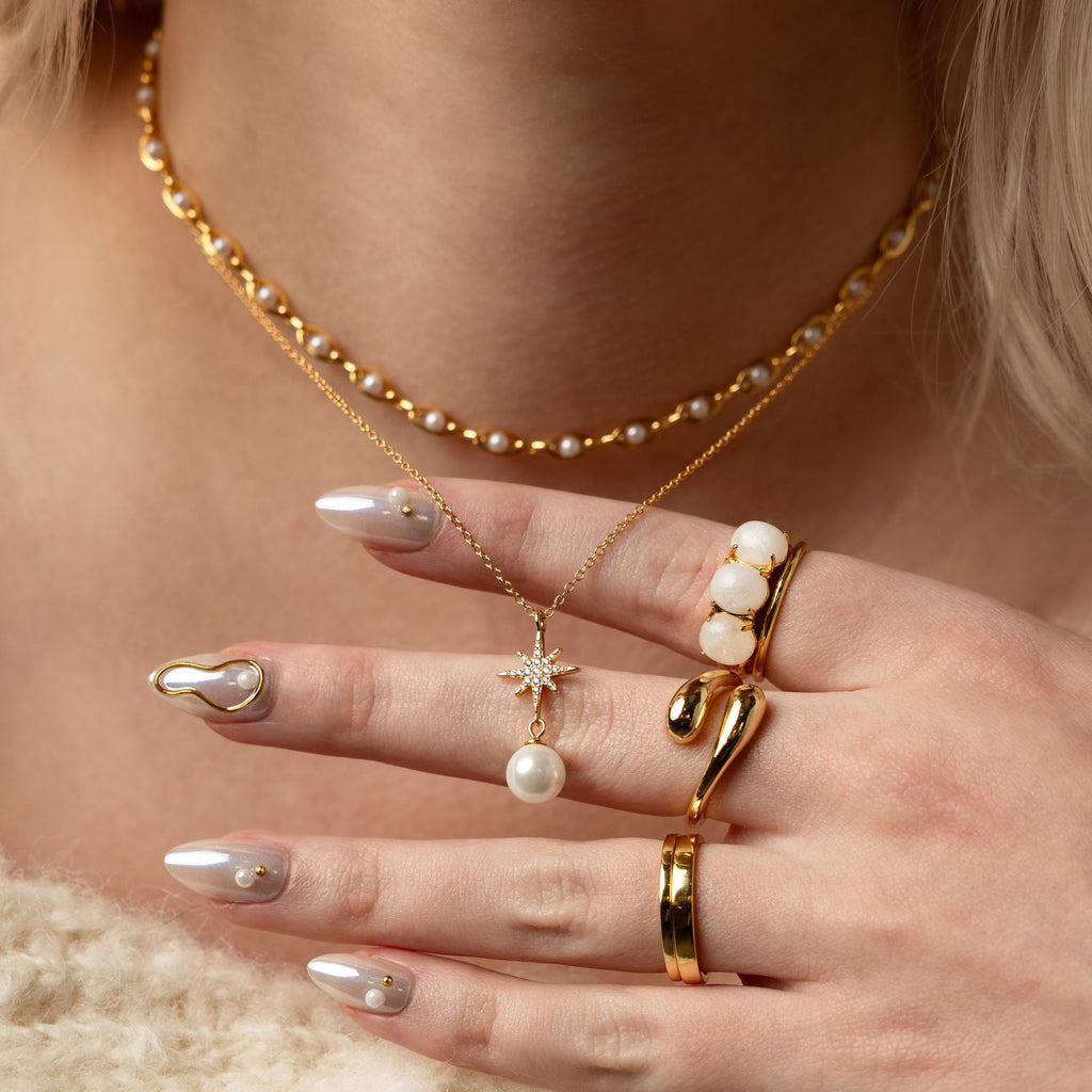 North Star Pearl Necklace
