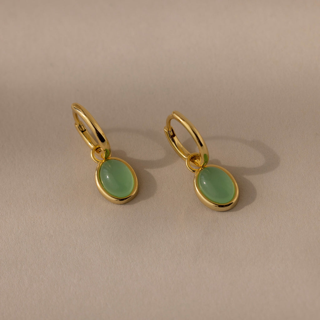 Jade Drop Hoops