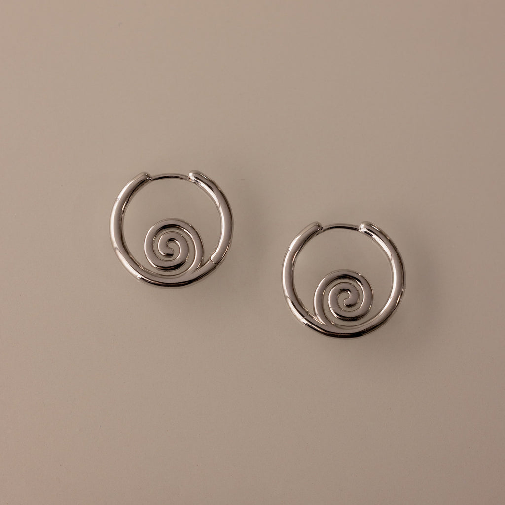 Spiral Swirl Hoops