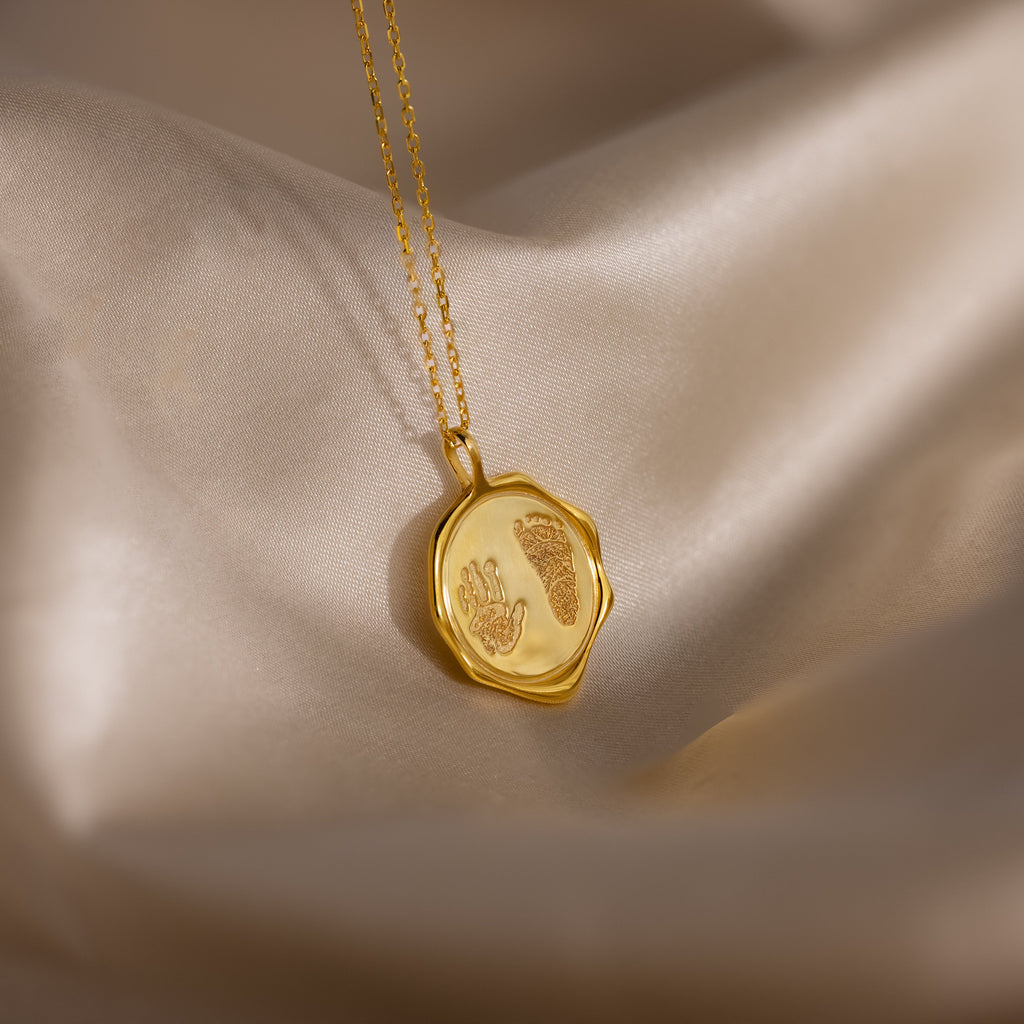 Baby Hand & Footprint Necklace