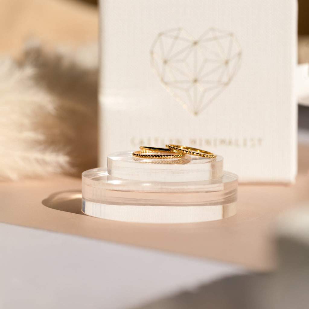 Thin Stacking Rings Set