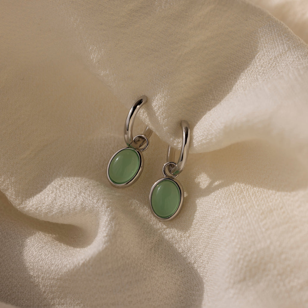Jade Drop Hoops