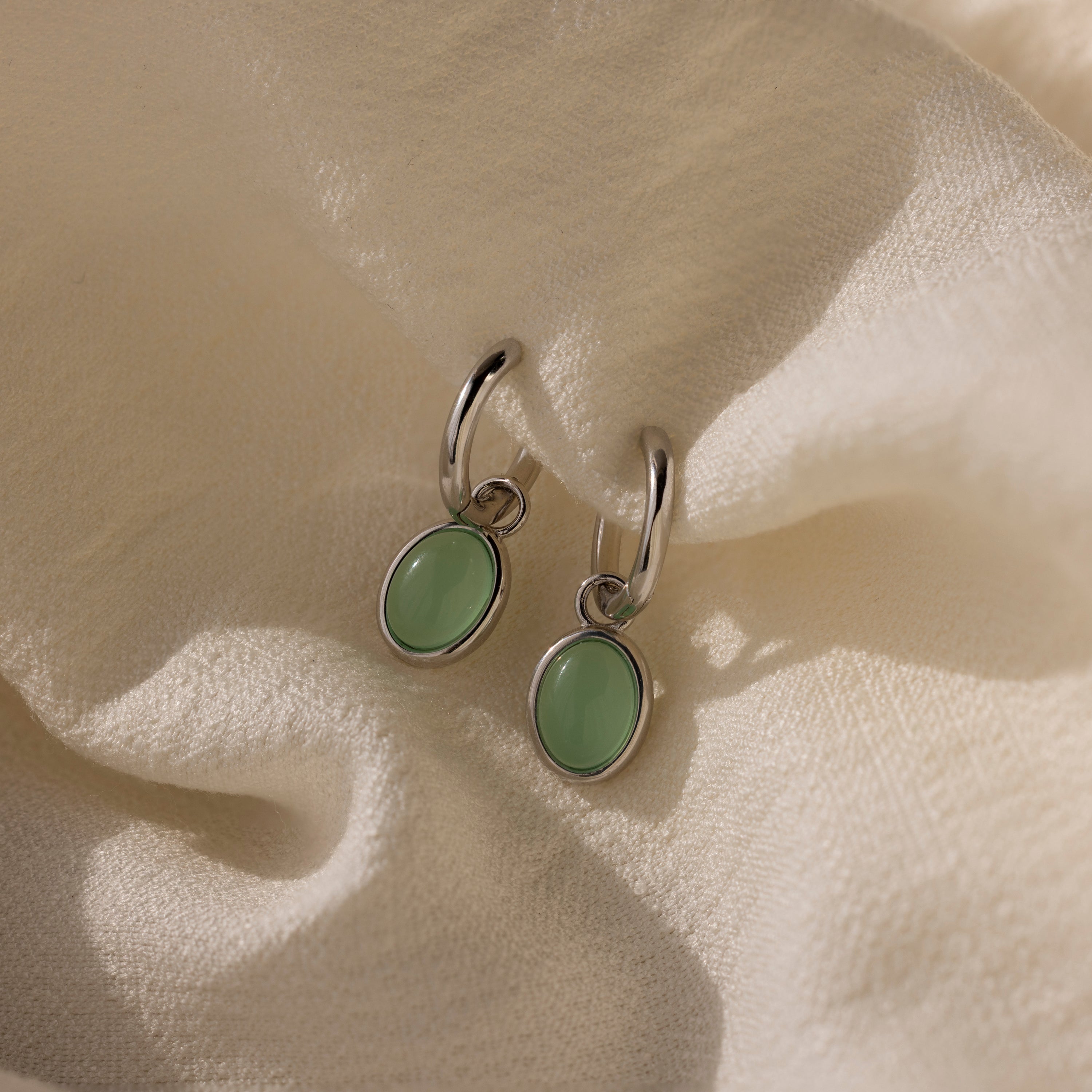 Jade Drop Hoops