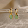 Jade Drop Hoops