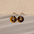 Tiger's Eye Duo Hoops