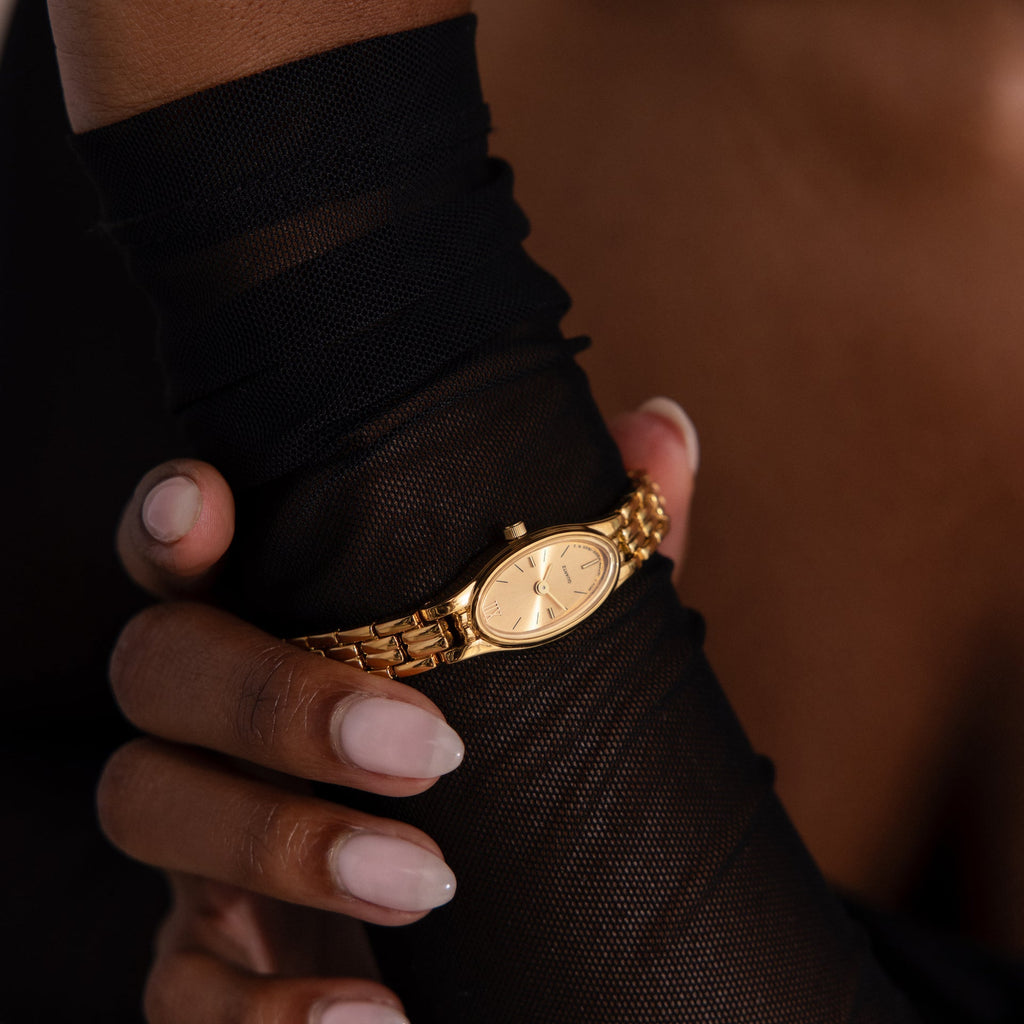 Slim Oval Timepiece