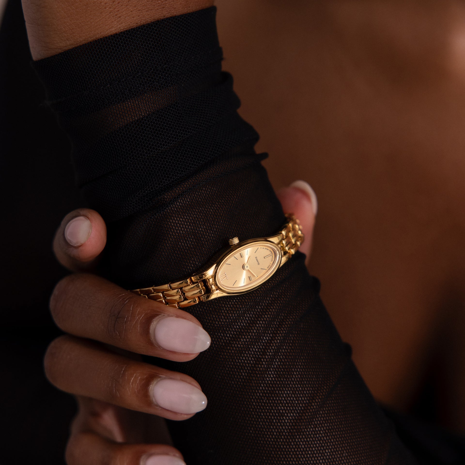 Slim Oval Timepiece