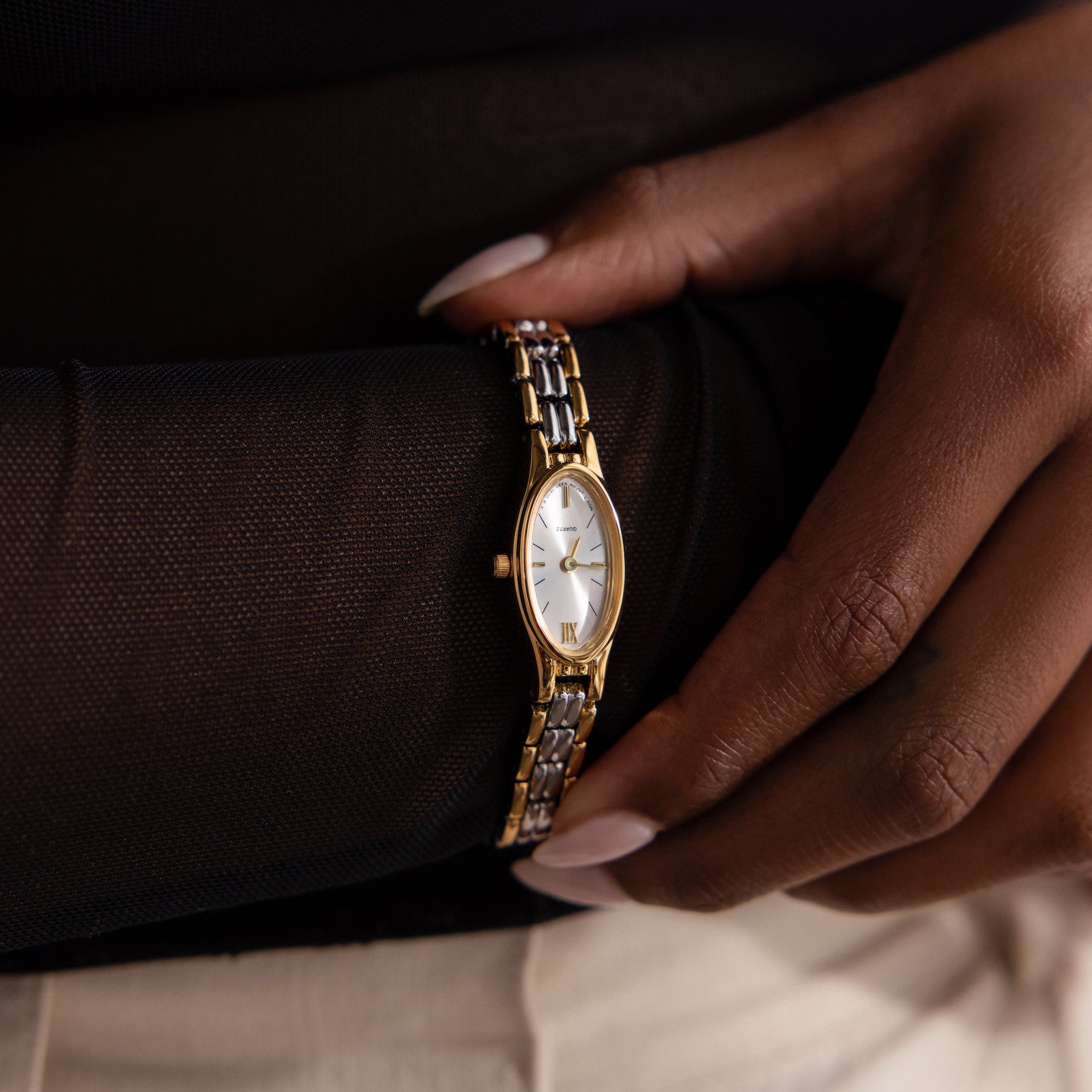 Slim Oval Timepiece