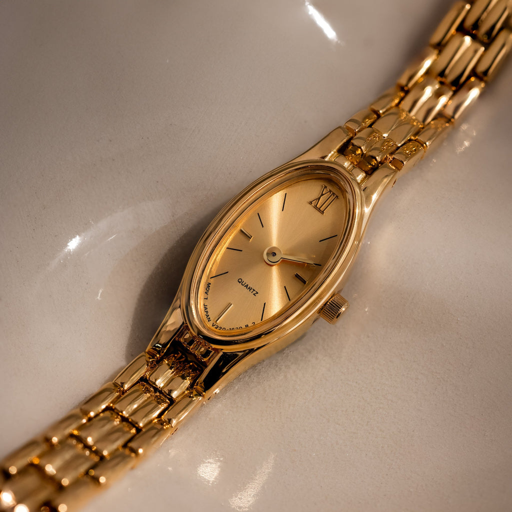 Slim Oval Timepiece