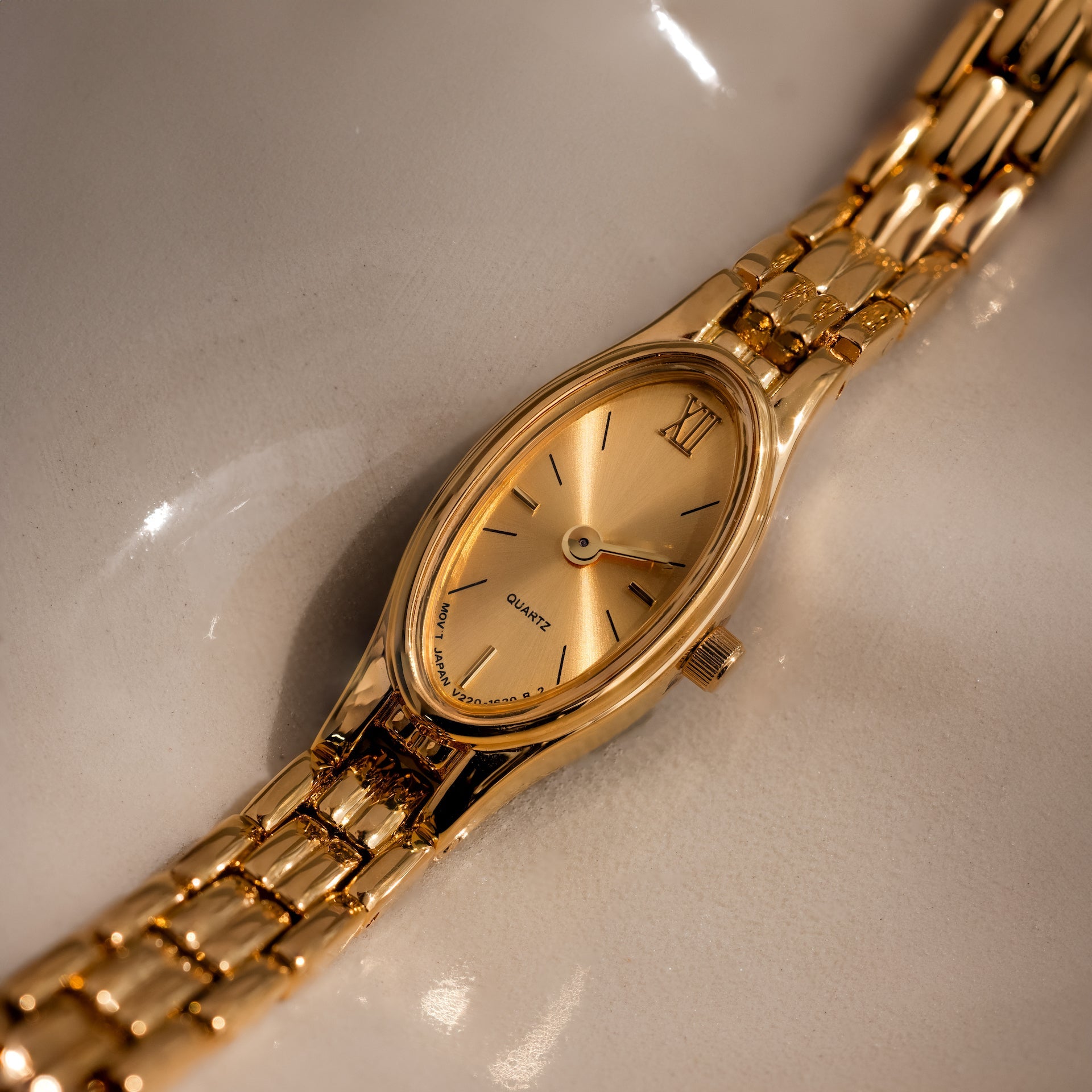 Slim Oval Timepiece