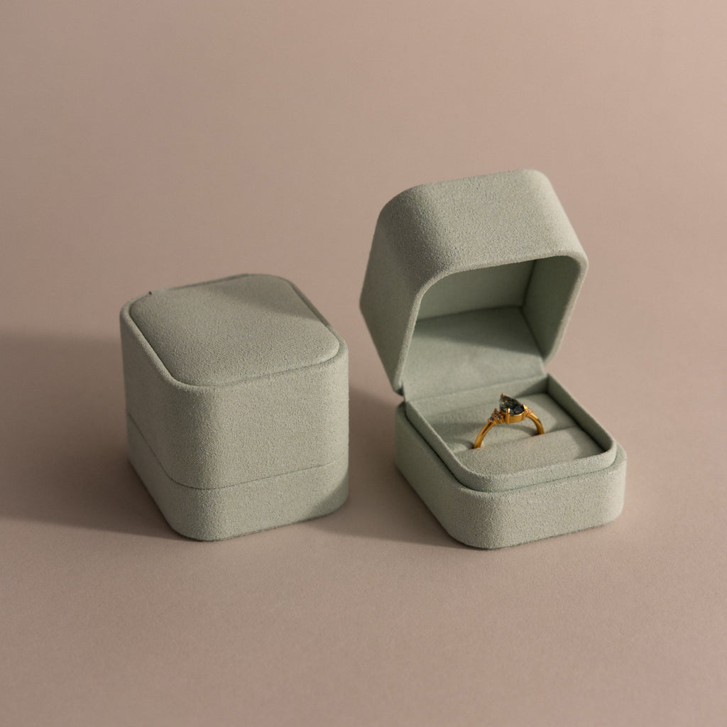 Suede Ring Box