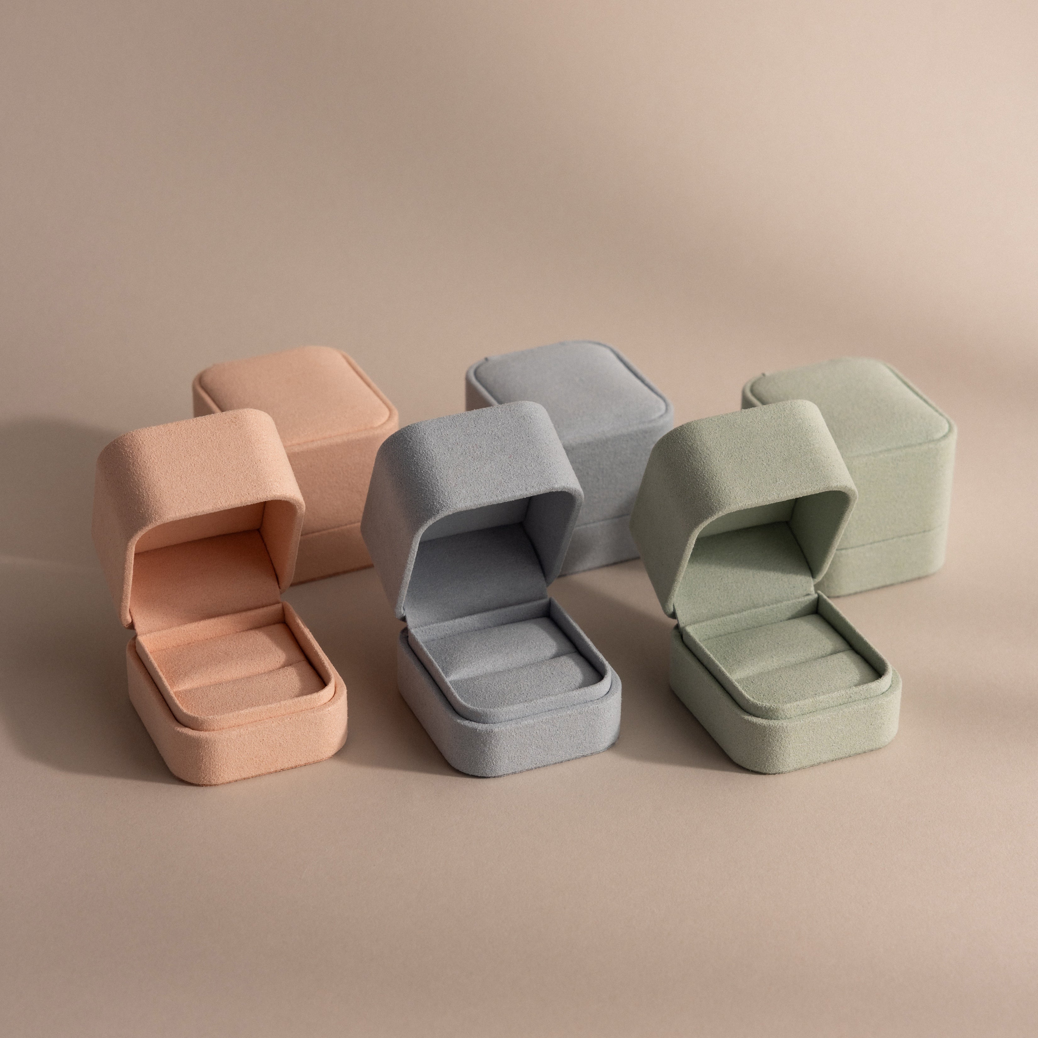 Suede Ring Box