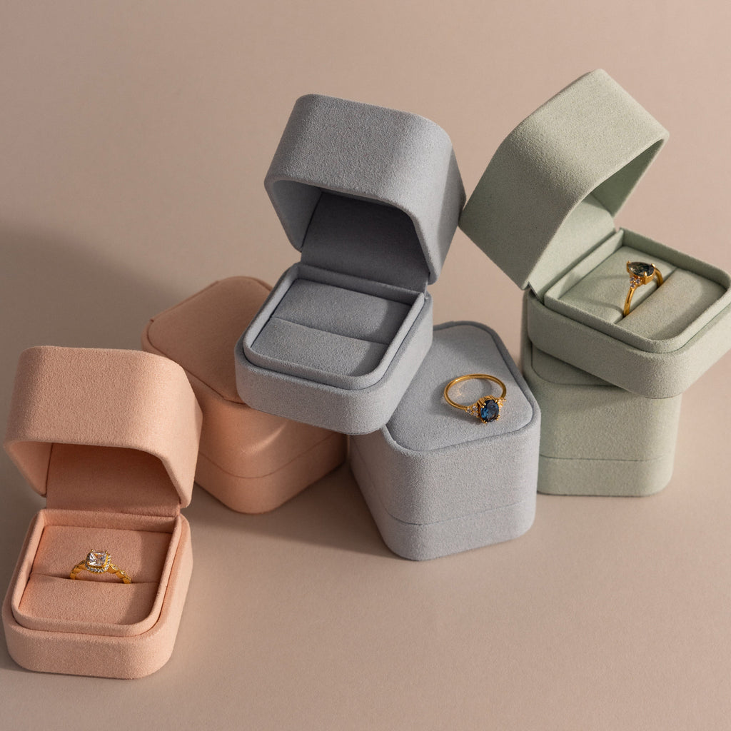 Suede Ring Box