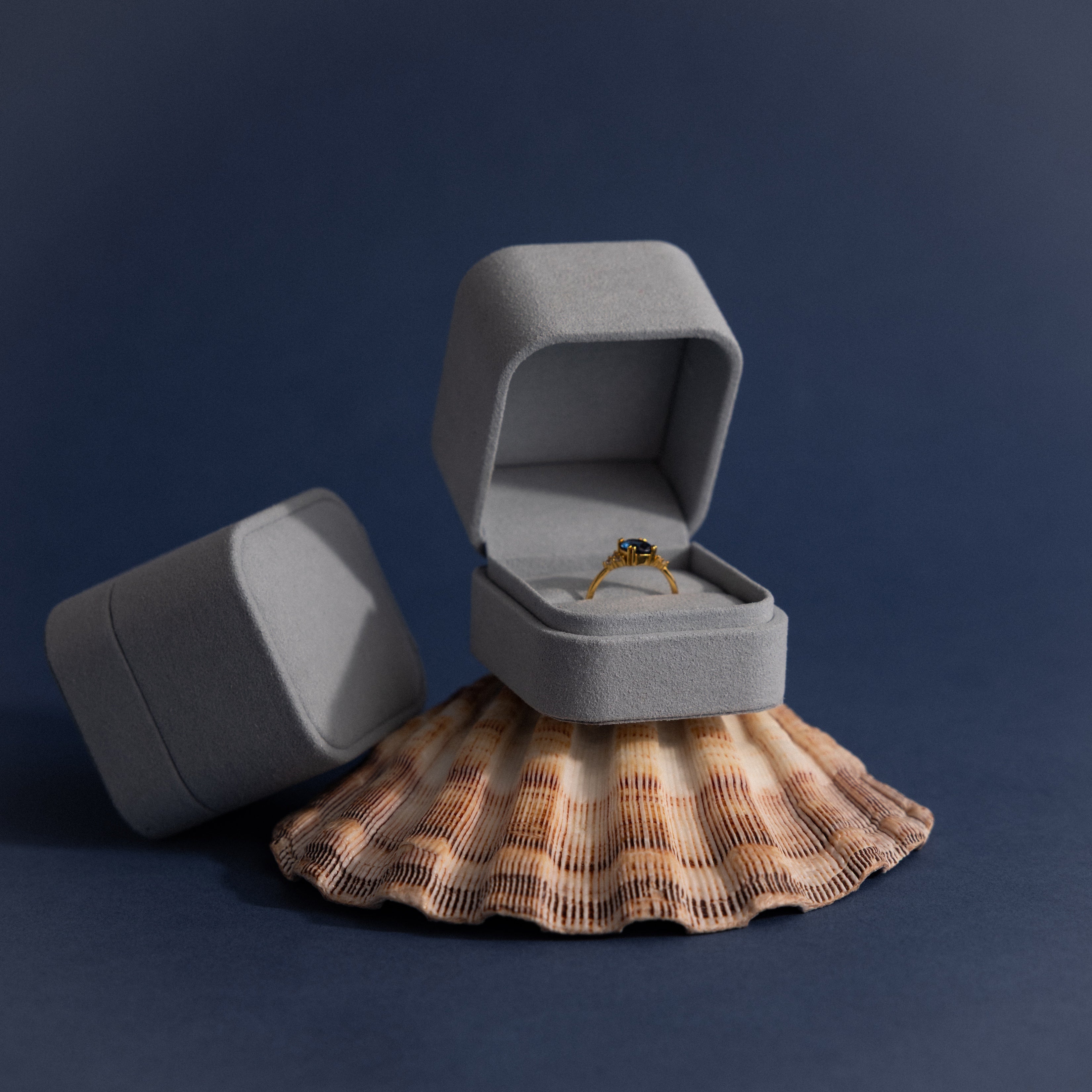 Suede Ring Box